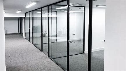 Glass partitions